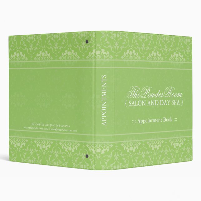 Classeur Livre de rendez-vous de spa et de salon (Arrière-plan)