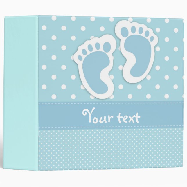 Classeur Livre de souvenir de "bébé" (Devant/Côté)