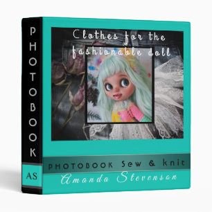 Classeur livre de tricots, livre à coudre, livre de poupées