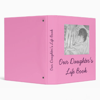 Classeur Livre de vie de notre fille