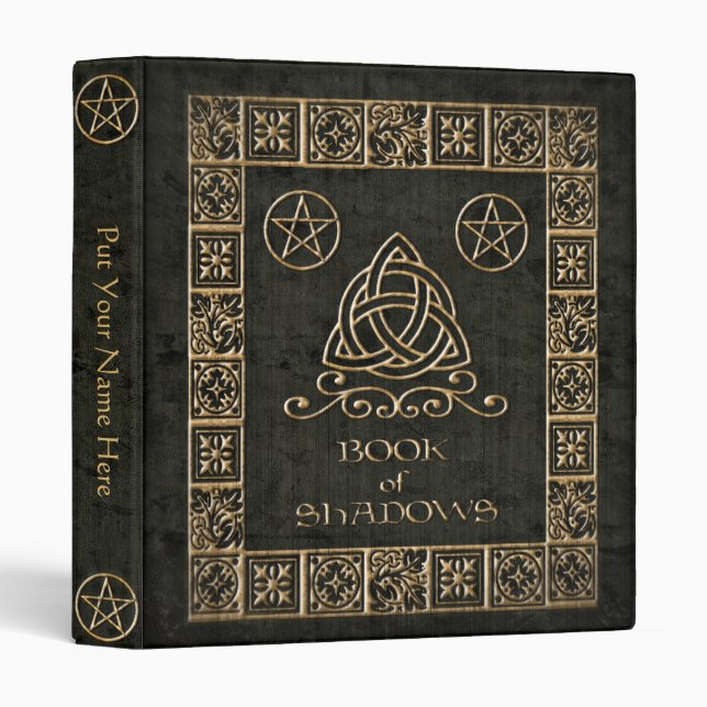 Classeur Livre des ombres (Devant/Côté)