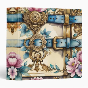 Classeur Livre des Ombres de Jardin Vintage Shabby Chic