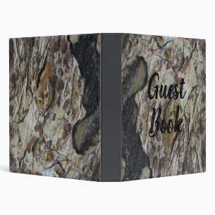 Classeur Livre d'hôtes Driftwood Grain Photo Rustic Woodgra