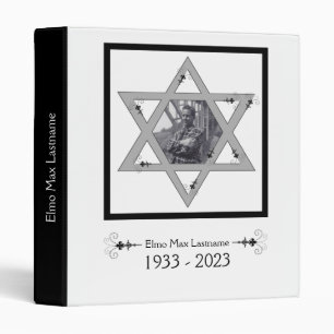 Classeur livre d'invité commémoratif juif