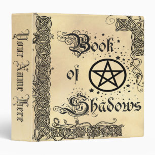 Classeur Livre D'Ombres Pentacle Celtique 3 Anneaux Classeu