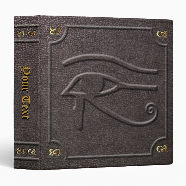 Classeur Livre fait sur commande d'Udjat des ombres (Devant/Côté)