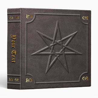 Classeur Livre féerique fait sur commande d'étoile d'Elven