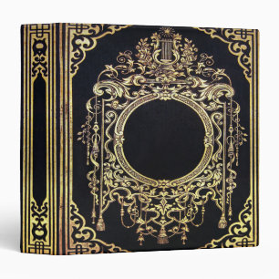 Classeur Livre fleuri de cadre d'or de Falln