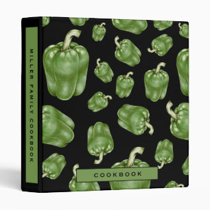 Classeur Livre Nom de famille Poivrons Bell verts
