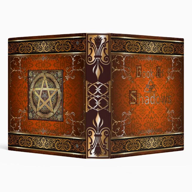 Classeur livre orange de sorcières du feu de 🔮 de 🔮 (Arrière-plan)