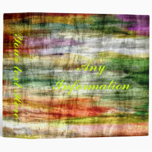 Classeur Livre photo d'art en bois multicolore vintage