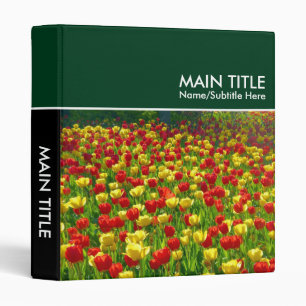 Classeur Livre photo Tulips - Vert foncé (1,0 po)