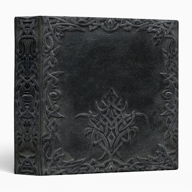 Classeur Livre tribal d'obscurité de bordure de Falln (Devant/Côté)