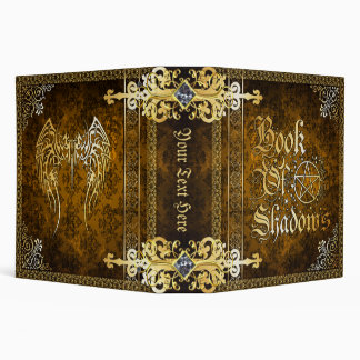 Classeur Livret Brown Médiéval vintage D'Ombres