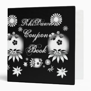 Classeur Livret de coupons noir/blanc