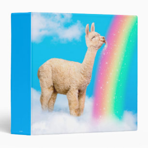 Classeur Llama Licking Rainbow