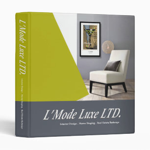 Classeur L'Mode Luxe Home Stager Designer d'intérieur