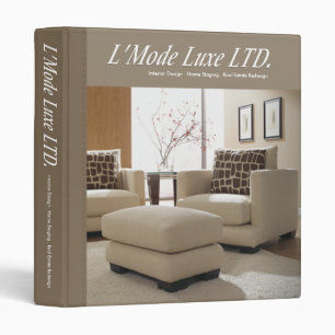 Classeur L'Mode Luxe Home Stager Designer d'intérieur