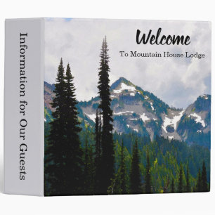 Classeur Location de vacances Cascade Peaks Aquarelle
