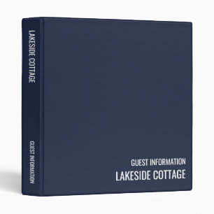 Classeur Location de vacances Marine Minimaliste Moderne Ai