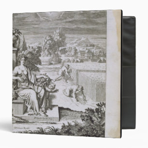 Classeur L'oeil de Dieu observe la récolte, l'illustration