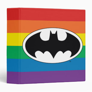 Classeur Logo Arc-en-ciel Batman