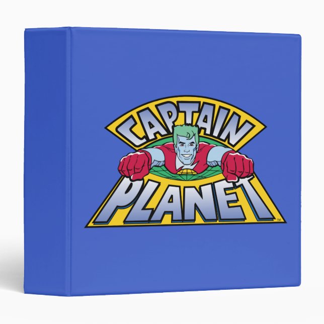 Classeur Logo Captain Planet (Devant/Côté)