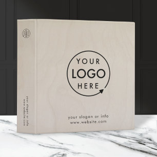 Classeur Logo de contreplaqué de bouleau   Grain de bois mo
