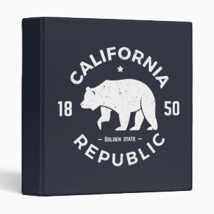 Classeur Logo de la Californie le Golden State