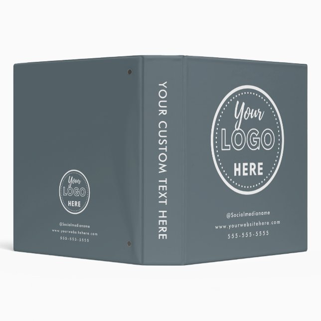 Classeur Logo de promotion de marque professionnelle minima (Arrière-plan)