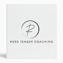 Logo de signature de coaching Russ Yeager