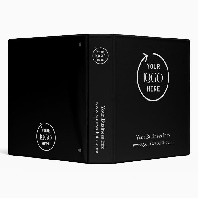 Classeur Logo d'entreprise | Moderne Élégant Professionnel  (Arrière-plan)