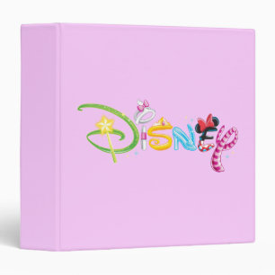Classeur Logo Disney Caractères filles