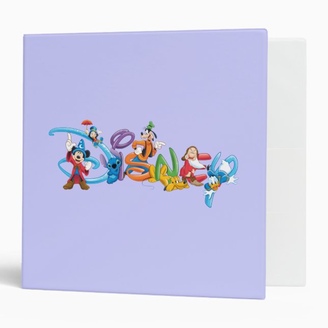 Classeur Logo Disney | Mickey et ses amis (Devant/intérieur)