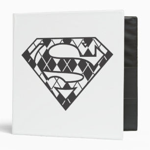 Classeur Logo du Jacquard noir Supergirl