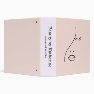 Classeur Logo du visage de beauté de femme abstraite modern