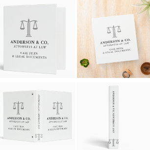 Classeur Logo élégant pour cabinet d'avocats d'affaires bla