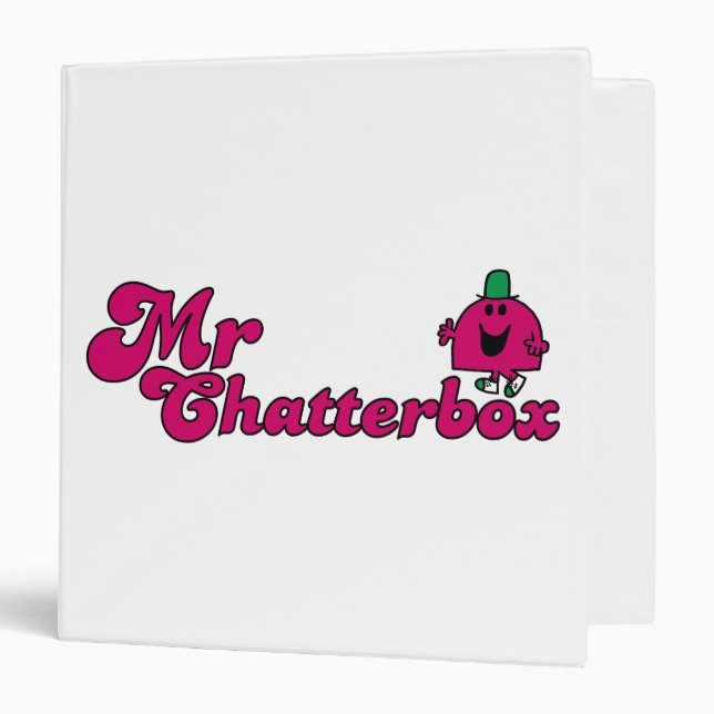 Classeur Logo Magenta M. Chatterbox (Devant/Intérieur)
