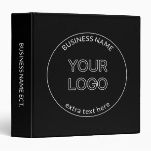 Classeur Logo modifiable Remplacement et nom de l'entrepris