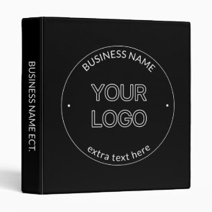 Classeur Logo modifiable Remplacement et nom de l'entrepris