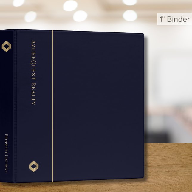 Classeur Logo Or de luxe simple (Créateur téléchargé)