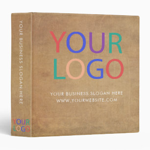Classeur Logo professionnel personnalisé Entreprise Brown