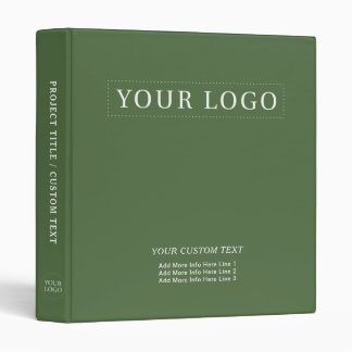 Classeur Logo promotionnel simple et minimaliste pour les e
