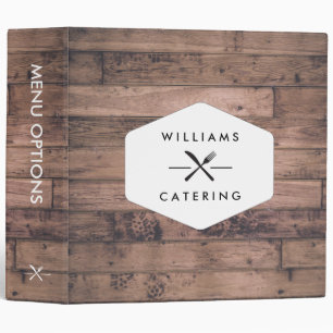 Classeur Logo Rustique Crossed Fork Couteau Logo Distressed