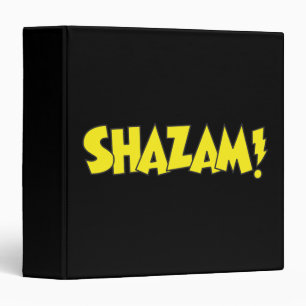 Classeur Logo Shazam Jaune