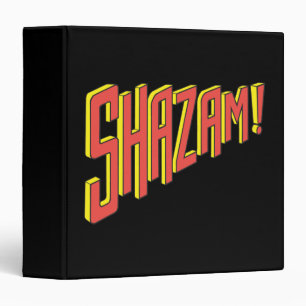Classeur Logo Shazam Rouge/Jaune