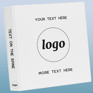 Classeur Logo simple avec texte commercial