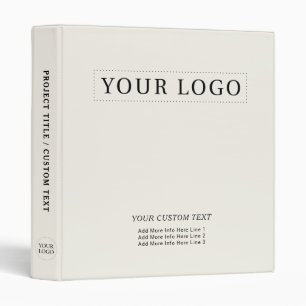 Classeur Logo simple minimaliste d'affaires promotionnel en