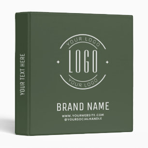 Classeur logo société commerciale de marque personnalisée m