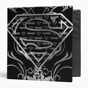 Classeur Logo super fille Fancy Silver
